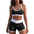 thumbnail image 5 of Taylonsss Women 3 Piece Tankini Swimsuits for Women Swim Tank Top Bathing Suits with Boy Shorts and Bra Athletic Swimwear, 5 of 8