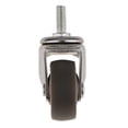 thumbnail image 1 of S SERENABLE 1.25" 32mm Steel Threaded Stem TPR Rubber Caster for Cart Trolley Furniture 1.25 1.25 Inch, 1 of 7