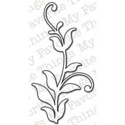 "Die-Namics Die-Leafy Flourish, 3""X1.5"""