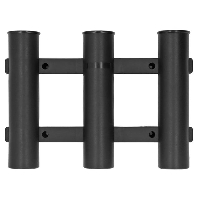 Support de Canne à Pêche ABS 3 Tubes Support de Canne Accessoires de Pêche pour Kayak d'Eau Douce