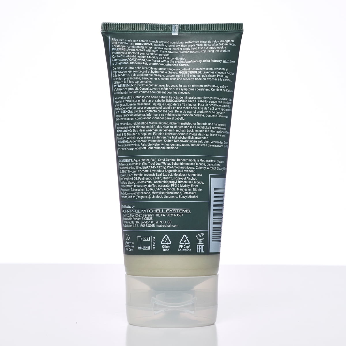 Tea Tree Lavender Mint Deep Conditioning Mineral Hair Mask, 5.1 oz.