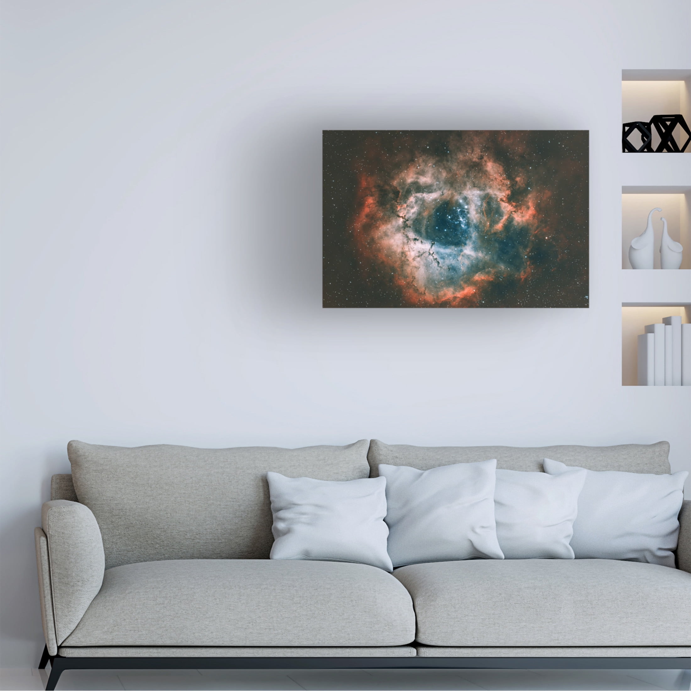 Trademark Fine Art James Zhen Yu Rosette Nebula Canvas Wall Art