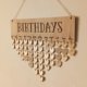 thumbnail image 4 of Calendario de madera DIY con letras para cumpleaños, recordatorio, decoración colgante con placa en forma de corazón., 4 of 6