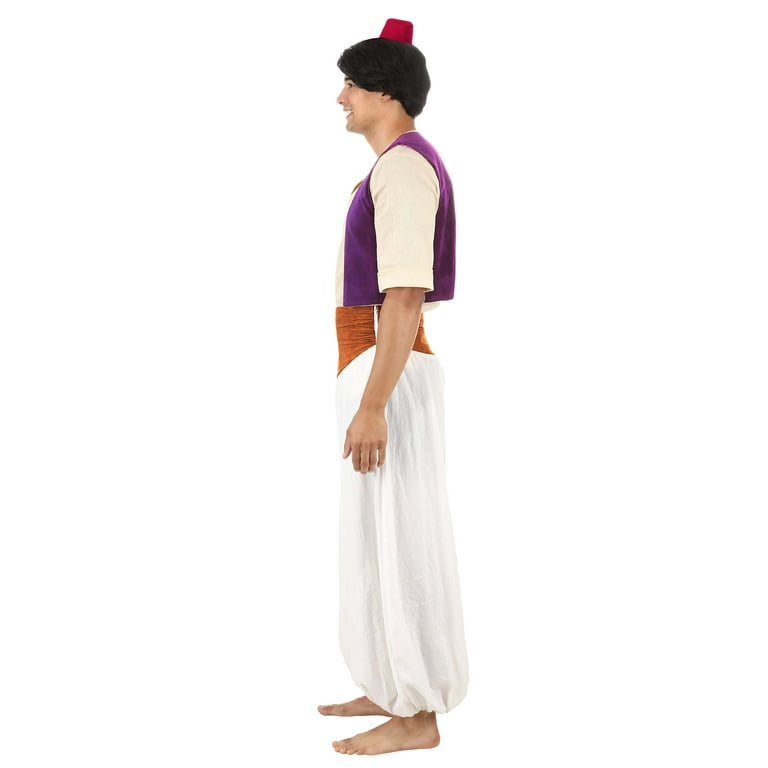 Men s Disney Aladdin Deluxe Street Rat Costume Walmart