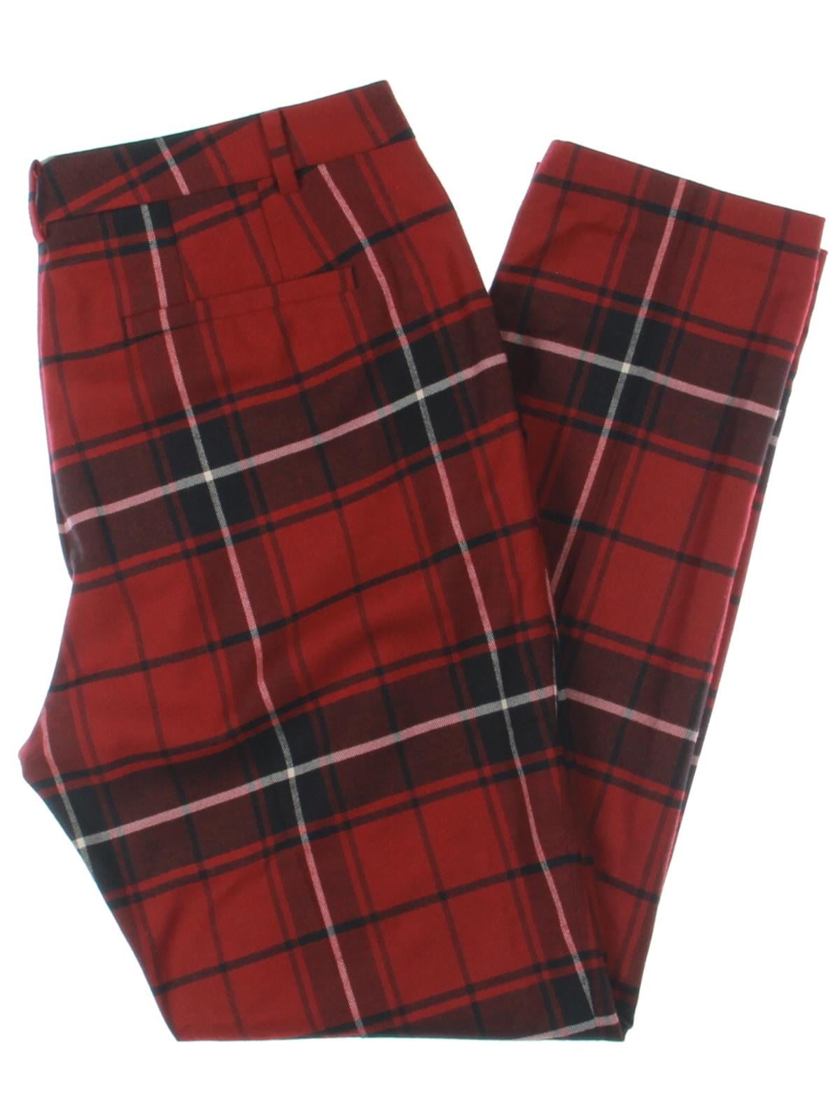 ralph lauren plaid pants women's