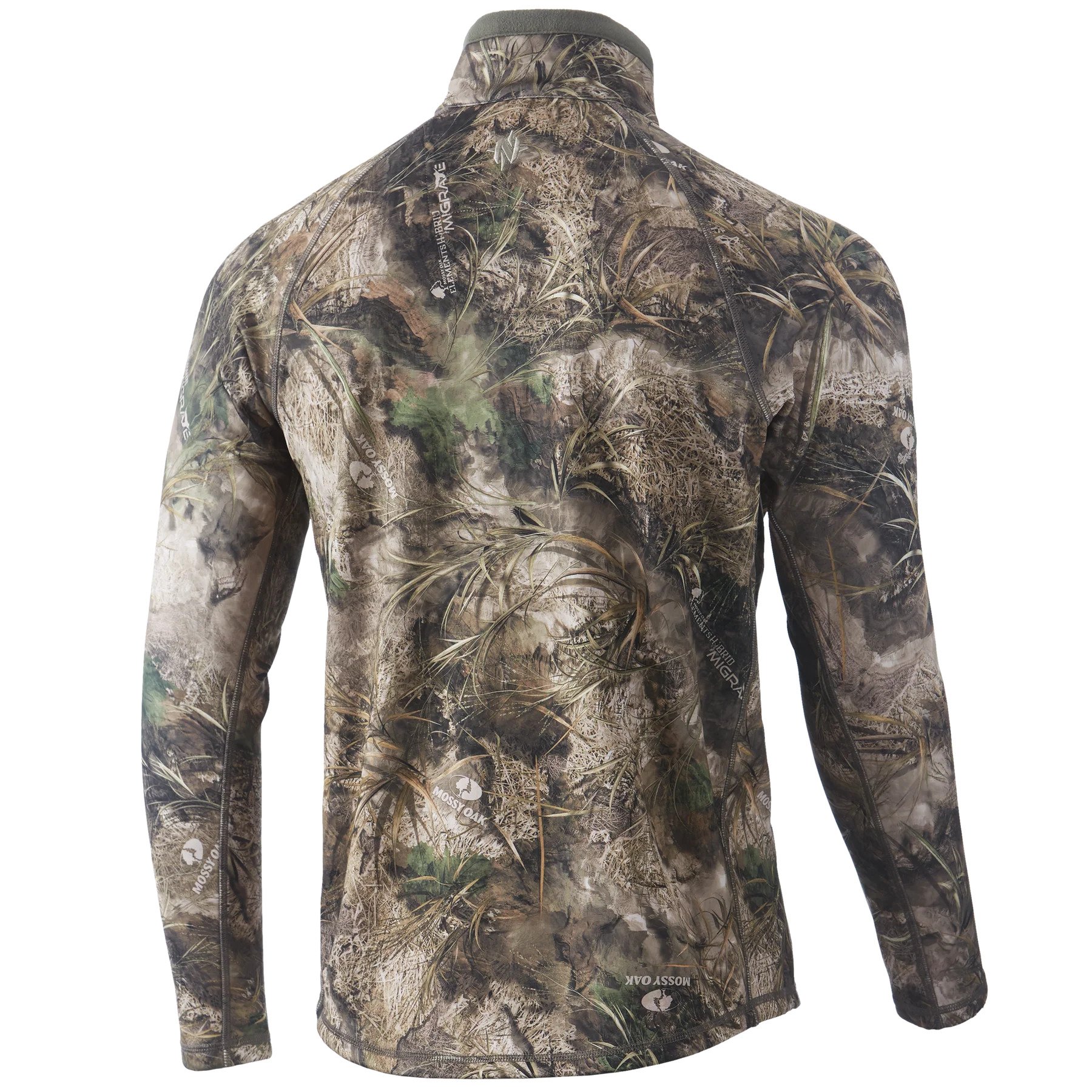 Nomad Utility Camo Pullover Jacket 1/2 Zip - Mossy Oak Migrate - Large ...