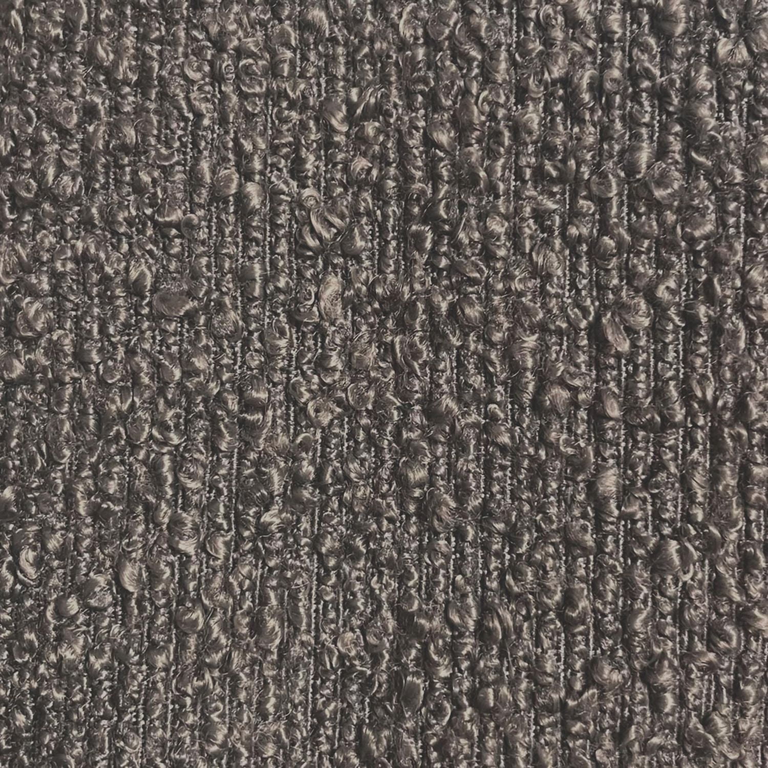 Modern Boucle Fabric Accent Chair - Charcoal