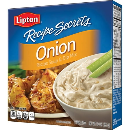 (3 Pack) Lipton Onion Soup and Dip Mix, 2 oz (Best French Onion Dip)