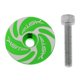thumbnail image 4 of Receptor de dirección para bicicleta de montaña y carretera CNC con tapa superior Ciclón verde, 4 of 8