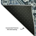 thumbnail image 5 of Addison Rugs Mayfield Premium Machine Washable Transitional Aztec Blue Rectangle Rug, 2'6" x 3'10", 5 of 7