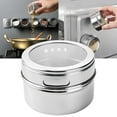 thumbnail image 2 of Uioepy Tanks Stainless Storage Containers Transparent Home and kitchen Silver, 1 spice jar, 2 of 6