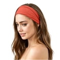 thumbnail image 3 of Zynoxe Womens Wide Elastic Headband for Yoga and Sports Comfy Casual Solid Color Workout Headband, 3 of 6