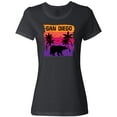 thumbnail image 3 of Inktastic San Diego California Sunset Women's T-Shirt, 3 of 5