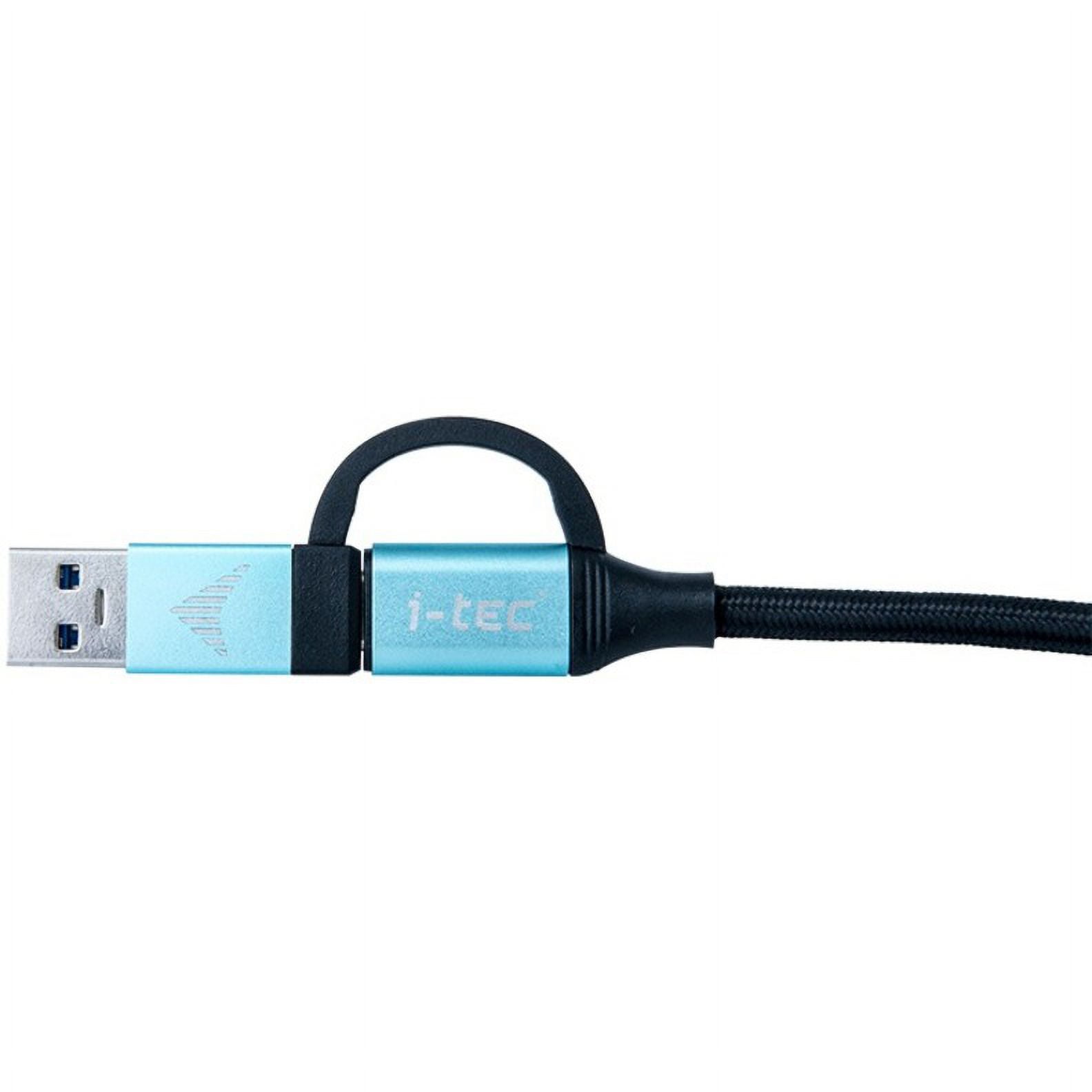 i-tec USB-C Cable to USB-C with Integrated USB 3.0 Adapter C31USBCACBL