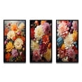 thumbnail image 2 of Designart "In Full Bloom Captivating Mums IV" Floral & Botanical Framed Wall Art Set Of 3 - Multi-Color Mums Frame Gallery Set For Office Decor, 2 of 7