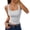 Light Gray -BI20, variant on Inglocry Womens Double Lined Tank Tops Square Neck Crop Tops Sleeveless Halter Slim Fit Summer 2026 White XL
