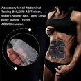 thumbnail image 2 of 50Pcs/80Pcs Abs Stimulator Training Replacement Gel Sheet Pads for Abdominal Muscle Trainer, Accessory for Ab Workout Toning Belt abs pads-80pcs abs pads-80pcs, 2 of 5