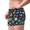 thumbnail image 3 of Kdxio Men's Boxer Briefs with Colorful Space Print - Comfortable and Breathable Underwear for Everyday Wear, 3 of 7