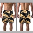 thumbnail image 3 of luoweisi Men's Beach Shorts Quick Dry Swim Trunks with Mesh Lining Halloween Bat L, 3 of 5