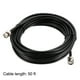 thumbnail image 4 of BNC Macho a BNC Macho Coaxial Cable RG58 Baja Pérdida RF Coaxial Cable 50 Ohm 50Pies, 4 of 5