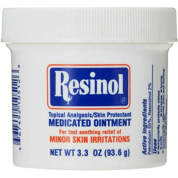 Resinol Medicated Ointment Minor Skin Irritation Fast Relief Soothing 3