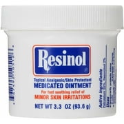 Resinol Medicated Ointment Topical Analgesic Skin Protectant 3.3 oz