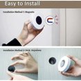 thumbnail image 4 of Led Night Light, Magnetic Indoor Motion Sensor Lamp with Free Adhesive Pads, Stick Anywhere, USB Rechargeable Wireless Sensor | Warm white | Pack of 2, 4 of 5