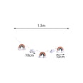 thumbnail image 2 of A Mano Manualidades De Bricolaje Nube De Viento Nórdico Decoración De Arco Iris Adornos De Cuerda De Cuentas De Madera Habitación De Los Niños Cuna Tienda Cama Cortina Decoración Advancent HA040742-03, 2 of 6
