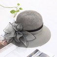 thumbnail image 2 of Yoyauz Women's Organza Derby Church Wedding Tiara Clock Bucket Hat, 2 of 7