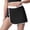 Black-shorts for women, variant on Swim Shorts Women High Waisted Tummy Control Mini Skort Side Split Swimsuit Skirt with Built-in Shorts