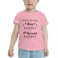thumbnail image 2 of Pregnancy Announcement:Promoted From Dog Mommy To Human Mommy Cute Toddler Tshirts for Boys Girls (Pink, Youth XL), 2 of 5