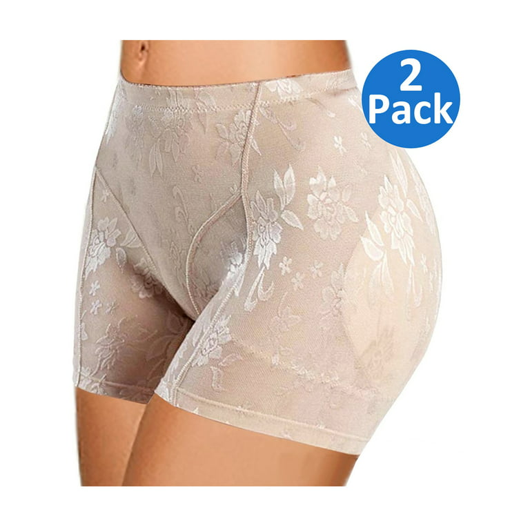 SAYFUT Women's Sexy Seamless Butt Lifter Hip Enhancer Boyshorts Body Shaper  Pants Tummy Control Panties Shapewear Underwear