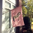 thumbnail image 2 of Carolines Treasures BB7910CHF Cheval de Poney Welsh Rose Chèque Maison Drapeau de Toile, 2 of 4