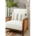 thumbnail image 3 of Saro Lifestyle Playful Tassels Stripe Throw Pillow Cover, 3 of 3