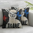 thumbnail image 3 of Funny Trauma Llama EMT Design EMS, Ambulance, Paramedic Throw Pillow, Multicolor, 3 of 5