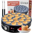 thumbnail image 1 of 24PCS Mini Pancake Maker Machine, Nonstick Electr, 1 of 6