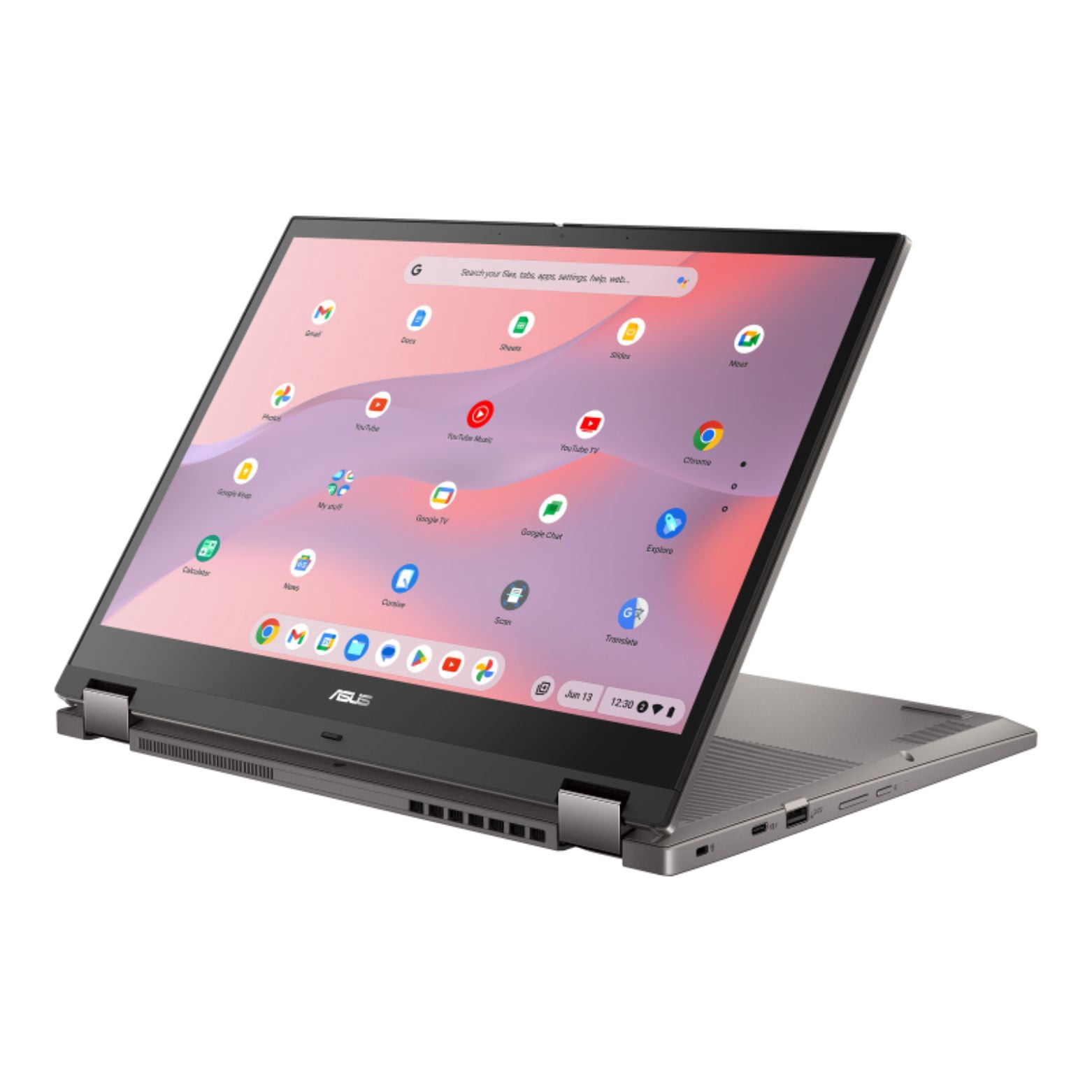 Restored ASUS Chromebook CX34 14" WUXGA Intel Core i5-1235U 1.3 GHz 16GB 256GB SSD Intel Iris Xe Graphics ChromeOS Laptop, Zinc (Refurbished)