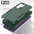 thumbnail image 5 of Decase Heavy-Duty Case for Samsung Galaxy S24 FE,Dual Layer Military Grade Drop Protection Anti-Fingerprint Anti-Scratch Hard Back Cover Silicone Bumper Shockproof Case for Galaxy S24 FE,Darkgreen, 5 of 5