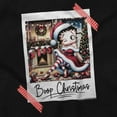 thumbnail image 2 of Betty Boop Christmas Santa Photo Women Crewneck Sweatshirt Brisco Brands S, 2 of 6