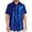 Blue, variant on Men's Sequin Slim Fit Short Sleeve Shirt Fashionable Hipster Party Top for Nightclub and Casual Wear
