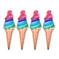 thumbnail image 1 of Miangastore 4pcs Inflatable Ice Cream Balloon Prop Fake Ice Cream Balloon Decoration Party Favor, 1 of 8