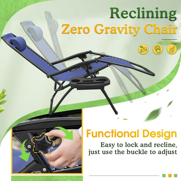 Zero gravity online chair with table