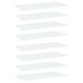 thumbnail image 1 of vidaXL Bookshelf Boards 8 pcs White 80x20x1.5 cm Engineered Wood, 1 of 4