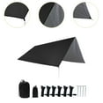 thumbnail image 6 of SunniMix Camping Tarp Lightweight Awning Canopy Shelter for Backpacking Traveling BBQ Black, 6 of 8