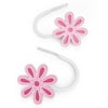 Kids' Colorful Flower Curtain Holdbacks, Pink, Set of Two