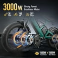 thumbnail image 2 of Smartravel 3000W Adult Electric Bicycle,Dual Motor Electric Bike with 52V25Ah Dual Lithium Battery,70-92Miles Range,7 Speed Gears for Adults, 2 of 7