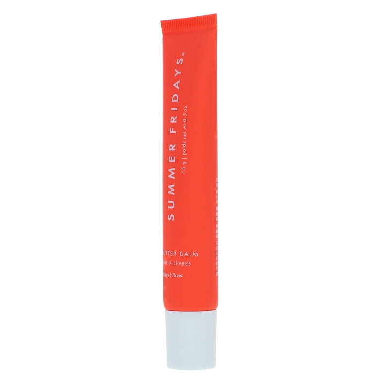 Summer Fridays, Lip Butter Balm, 0.5 oz, Poppy with natural oils