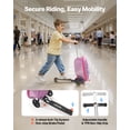 thumbnail image 3 of VEVOR Ride-on Luggage 20-inch Kids Scooter Suitcase with Flash Wheels Purple, 3 of 9