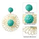 thumbnail image 3 of Pendientes de rafia Pendientes lindos de moda Joyería de playa de verano, aproximadamente 8 cm de largo, regalo para mujeres y niñas, 3 of 5