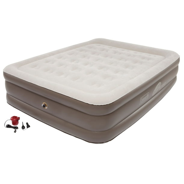 Coleman SupportRest DoubleHigh Air Mattress with 120 V Handheld Pump